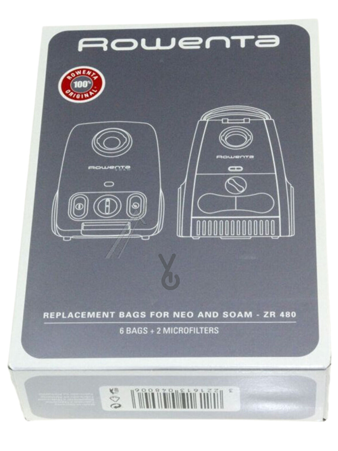 Rowenta ZR 480 6'lı Kağıt Toz Süpürge Torbası R012