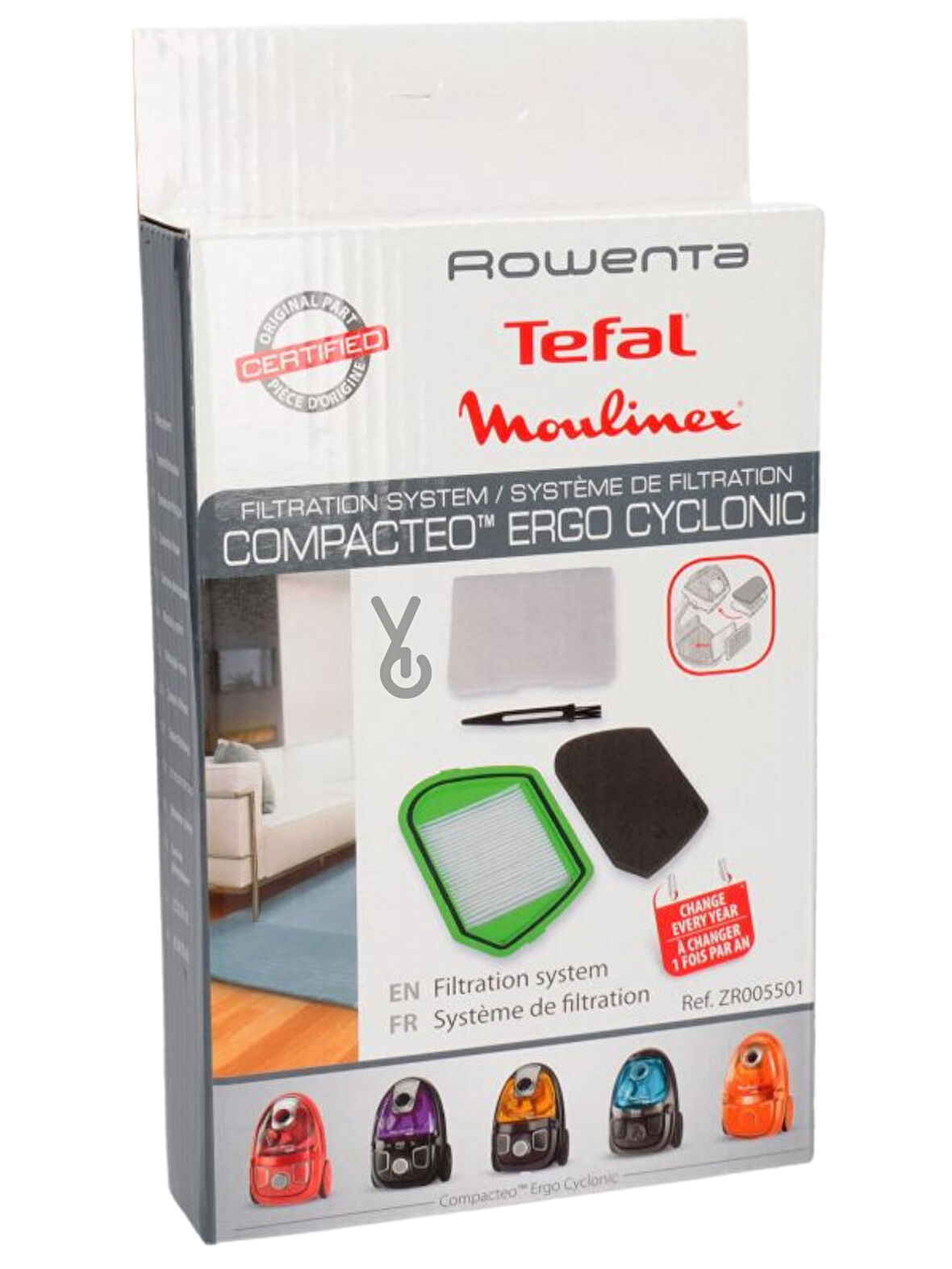 Rowenta Compacteo Ergo Cyclonic Hepa Filtre Sünger