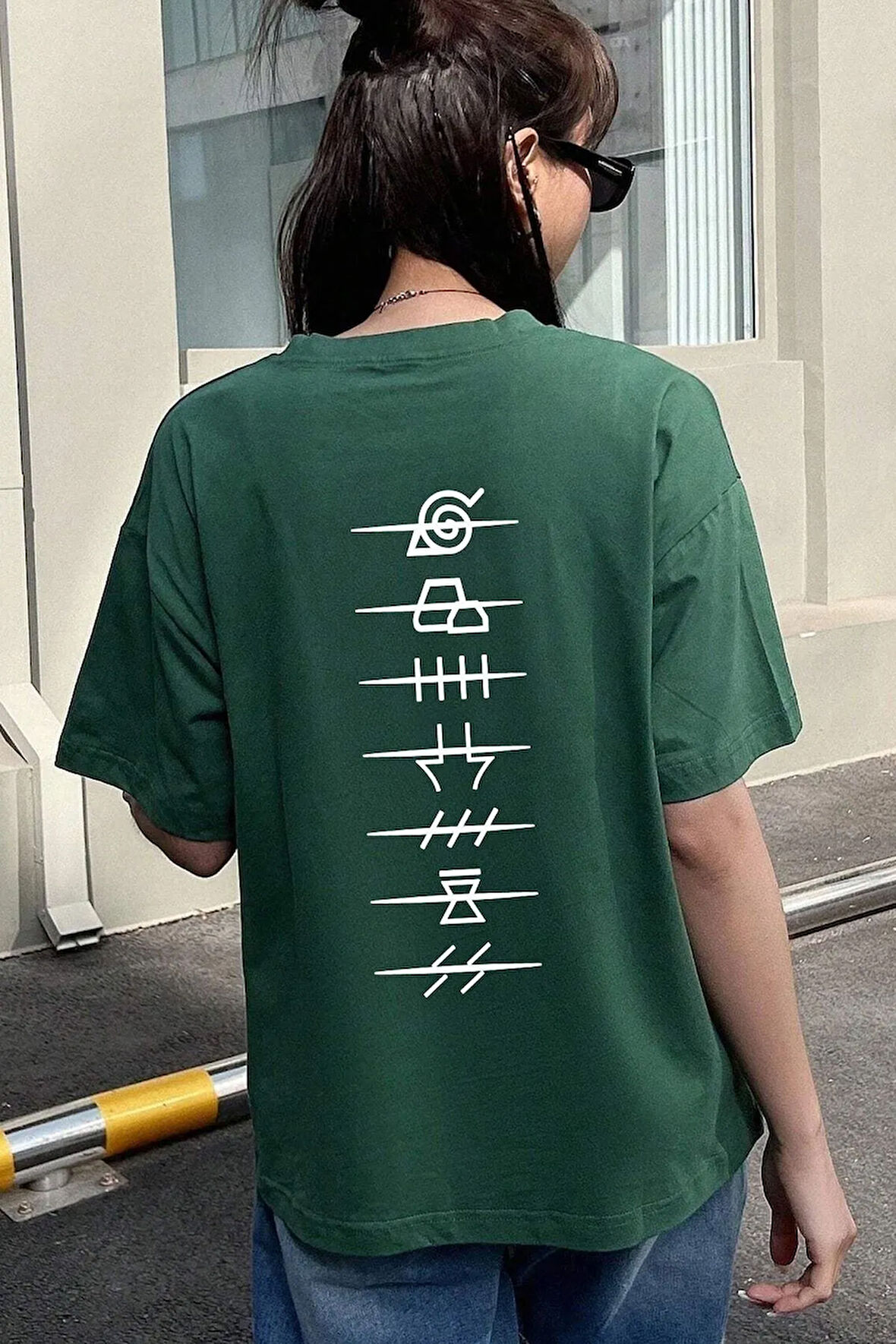 Unisex Ninja Akatsuki Baskılı Tasarım T-shirt