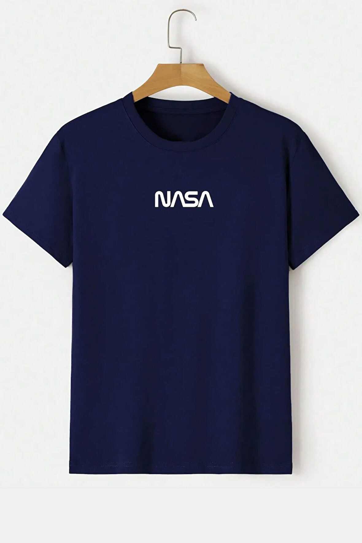 Unisex Nasa Baskılı Tasarım T-shirt