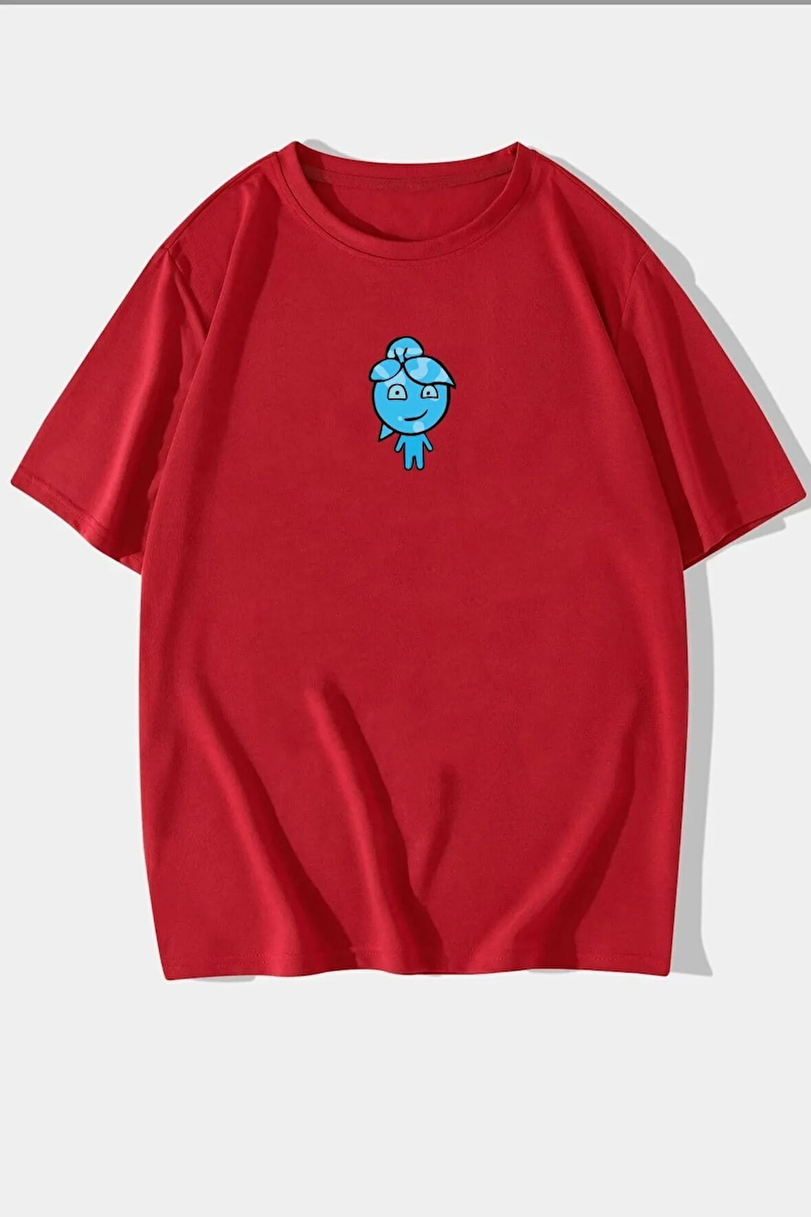 Unisex Su Avatar Baskılı Kısa Kol T-shirt