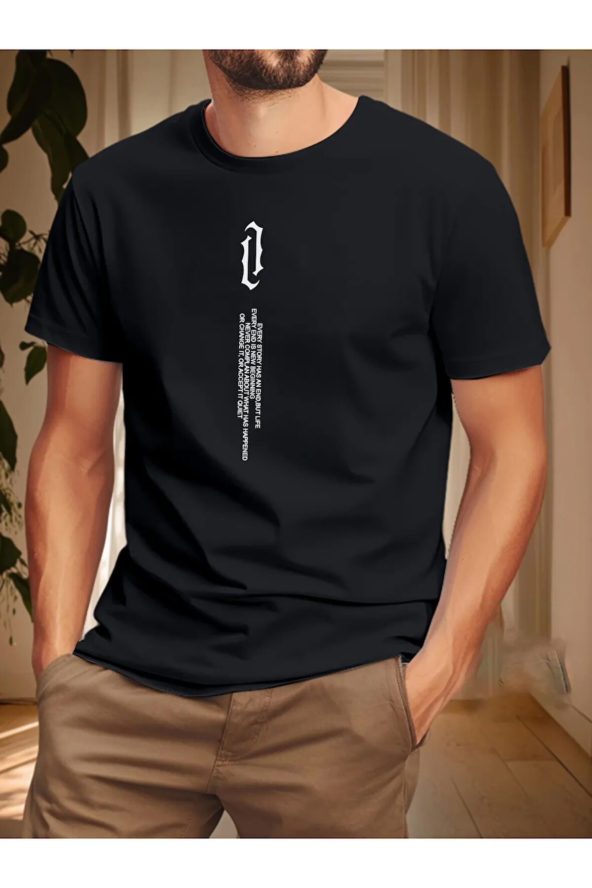 Unisex Aleman Rapero Baskılı Tasarım Tshirt