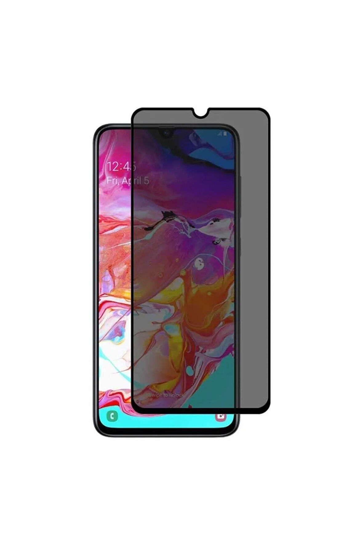 Samsung Galaxy M21 Tam Kaplayan Hayalet Seramik Ekran Koruyucu Kırılmaz Cam - Extra İnce