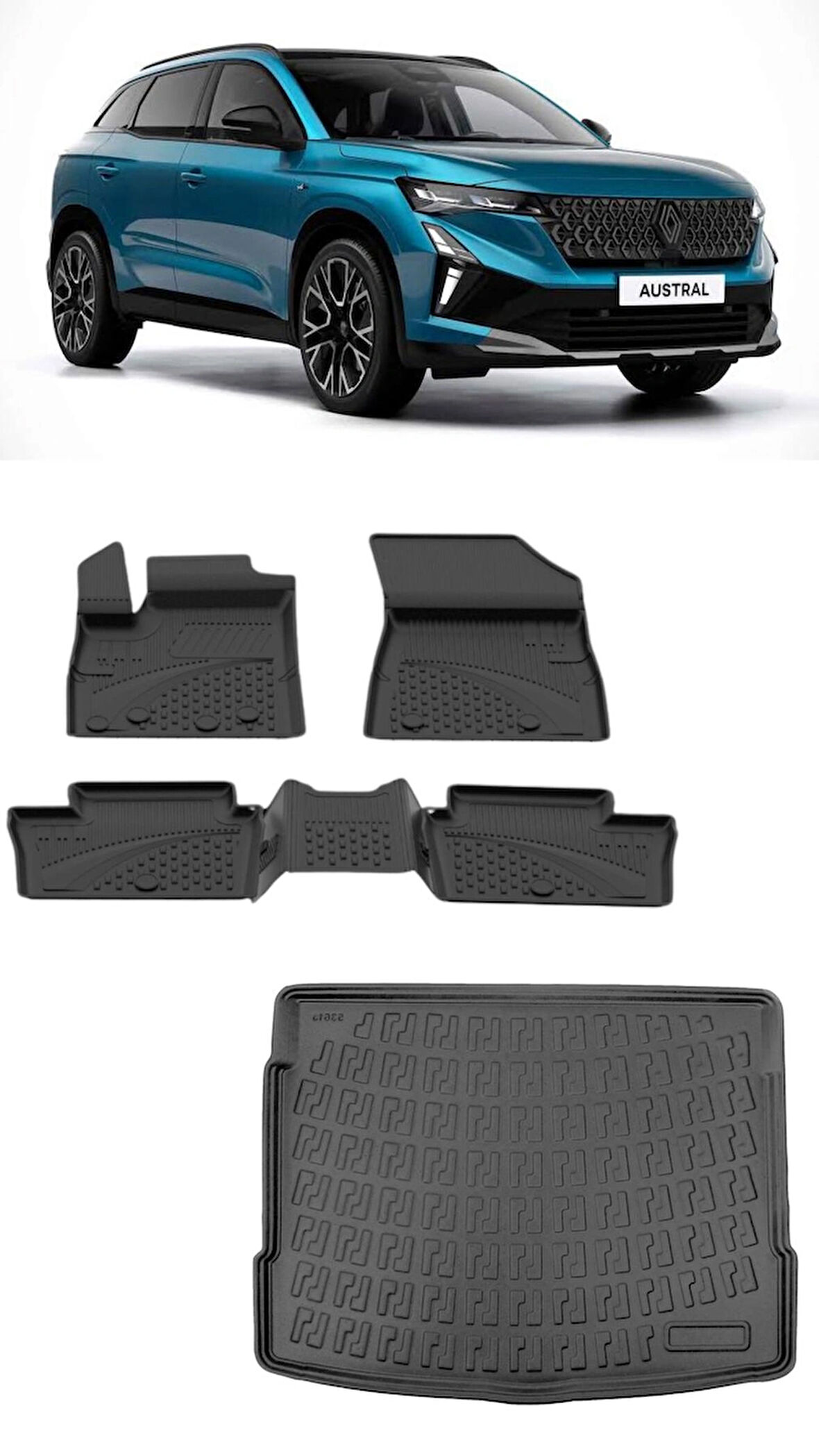 Yeni Renault Austral Mild Hibrit Paspas ve Bagaj Havuzu 2025