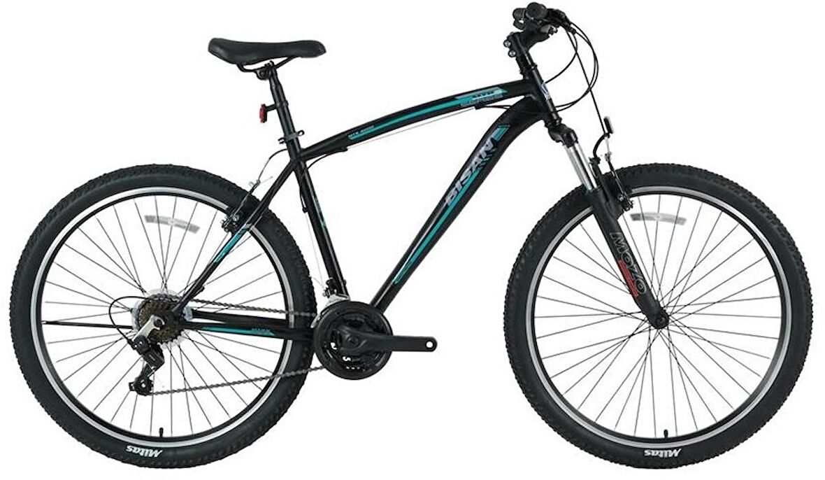 Bisan Mts 4600-23 26 Jant Bisiklet -Mat Siyah Mavi