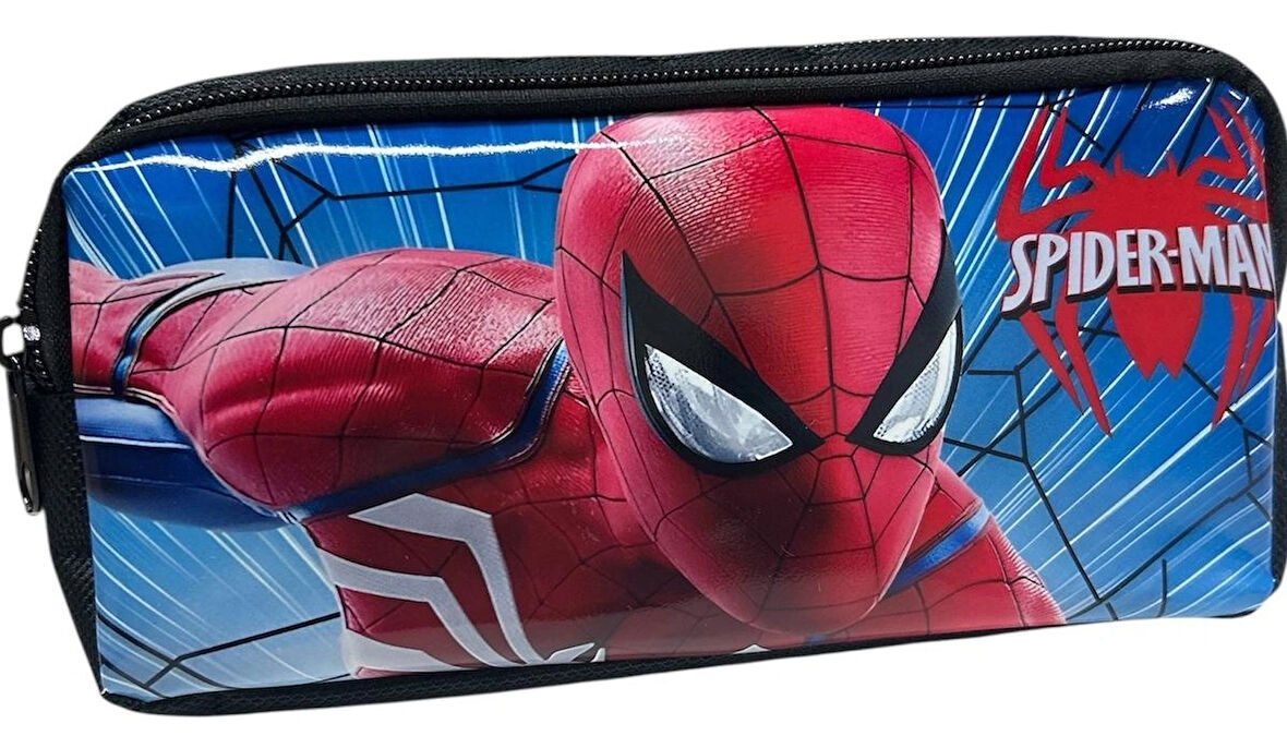 Örümcek Adam Figürlü Çift Katmanlı Kalemlik