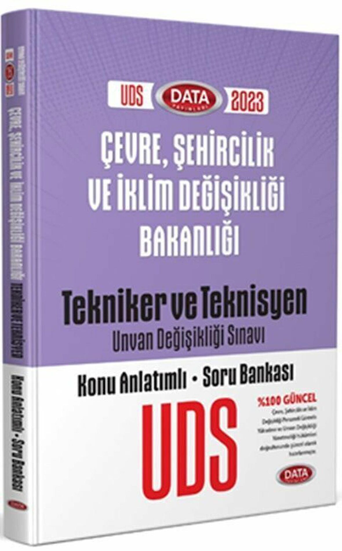 Data Yayınları Çevre Şehircilik ve İklim Bakanlığı Tekniker ve Teknisyen Unvan Değişikliği Konu Anlatımlı Soru Bankası