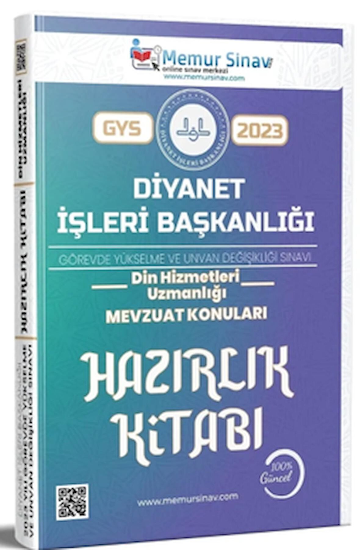 Memur Sınav 2023 Diyanet İşleri Başkanlığı Din Hizmetleri Uzmanlığı Mevzuat Konuları Konu Anlatımlı Hazırlık Kitabı