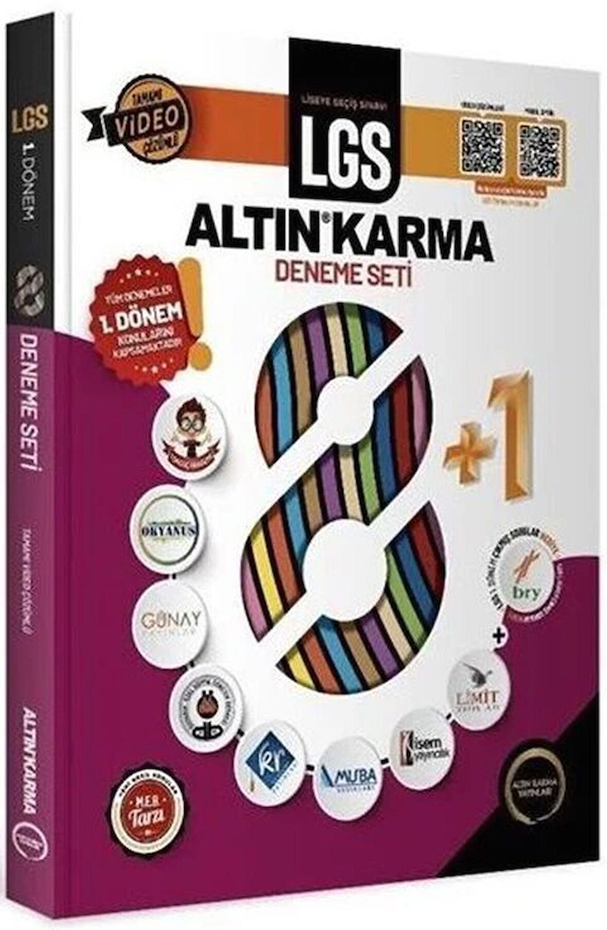 Altın Karma 8. Sınıf LGS 1. Dönem Altın Karma 8+1 Deneme Seti Video Çözümlü