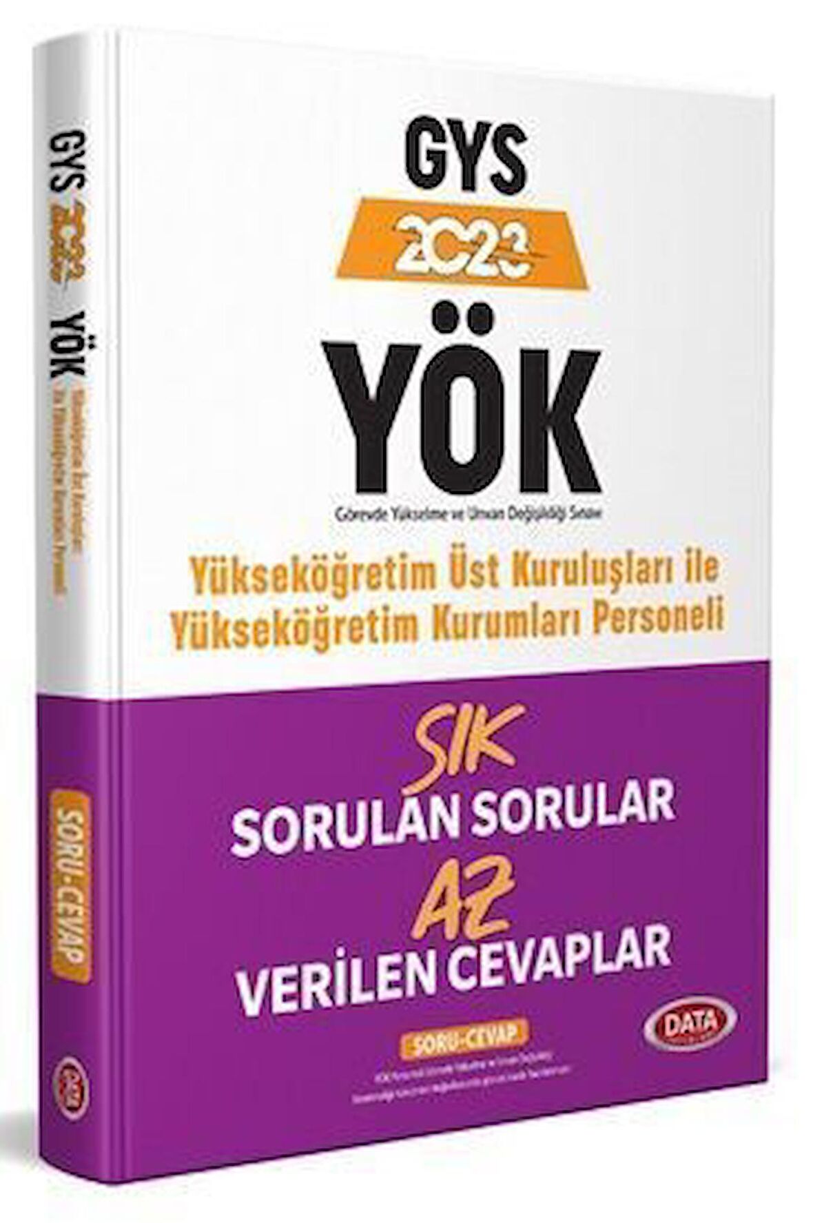 Data Yayınları YÖK Personeli GYS Sık Sorulan Sorular Az Verilen Cevaplar Soru Cevap