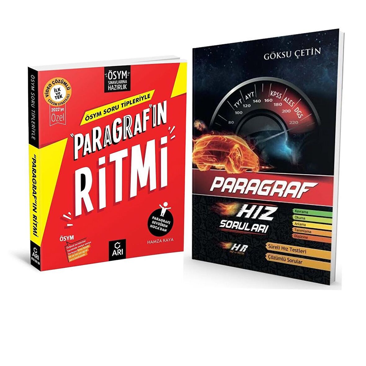 Arı Yayıncılık ÖSYM Soru Tipleriyle Paragrafın Ritmi ve Hız ve Renk TYT AYT KPSS ALES DGS Paragraf 2 Kitap Set