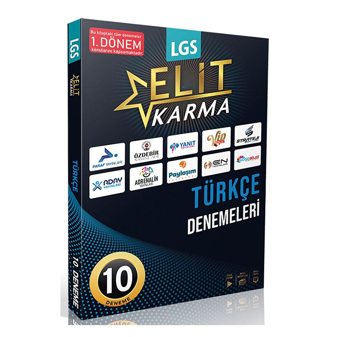 Paraf 8. Sınıf LGS Türkçe 1. Dönem Elit Karma 10 lu Deneme Paraf Yayınları