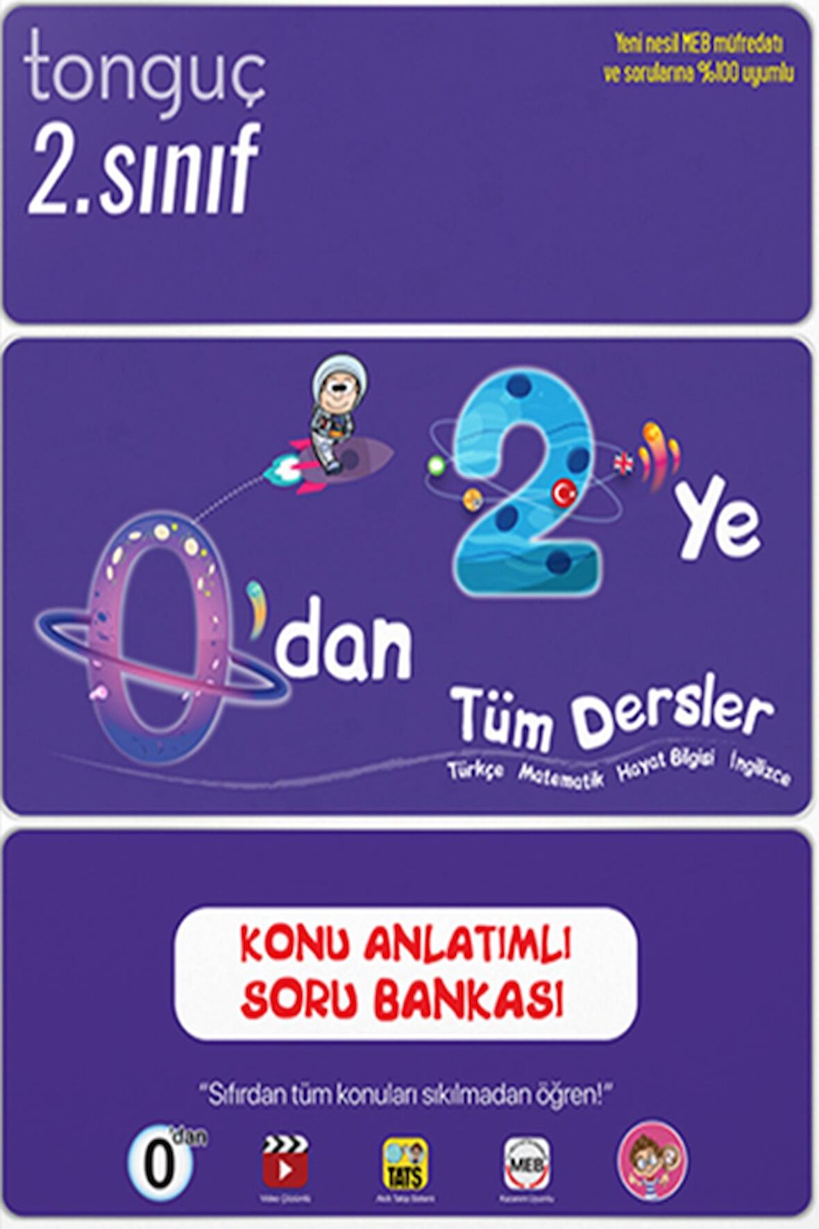 0'dan 2'ye Konu Anlatımlı Soru Bankası Tonguç Akademi Yayınları