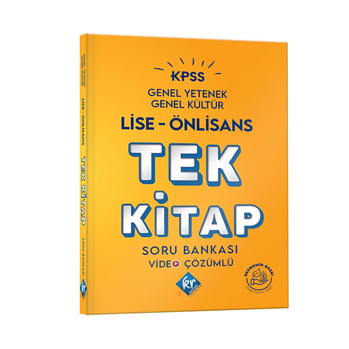 KR Akademi KPSS Lise Ön Lisans Tek Kitap Soru Bankası Çözümlü KR Akademi Yayınları