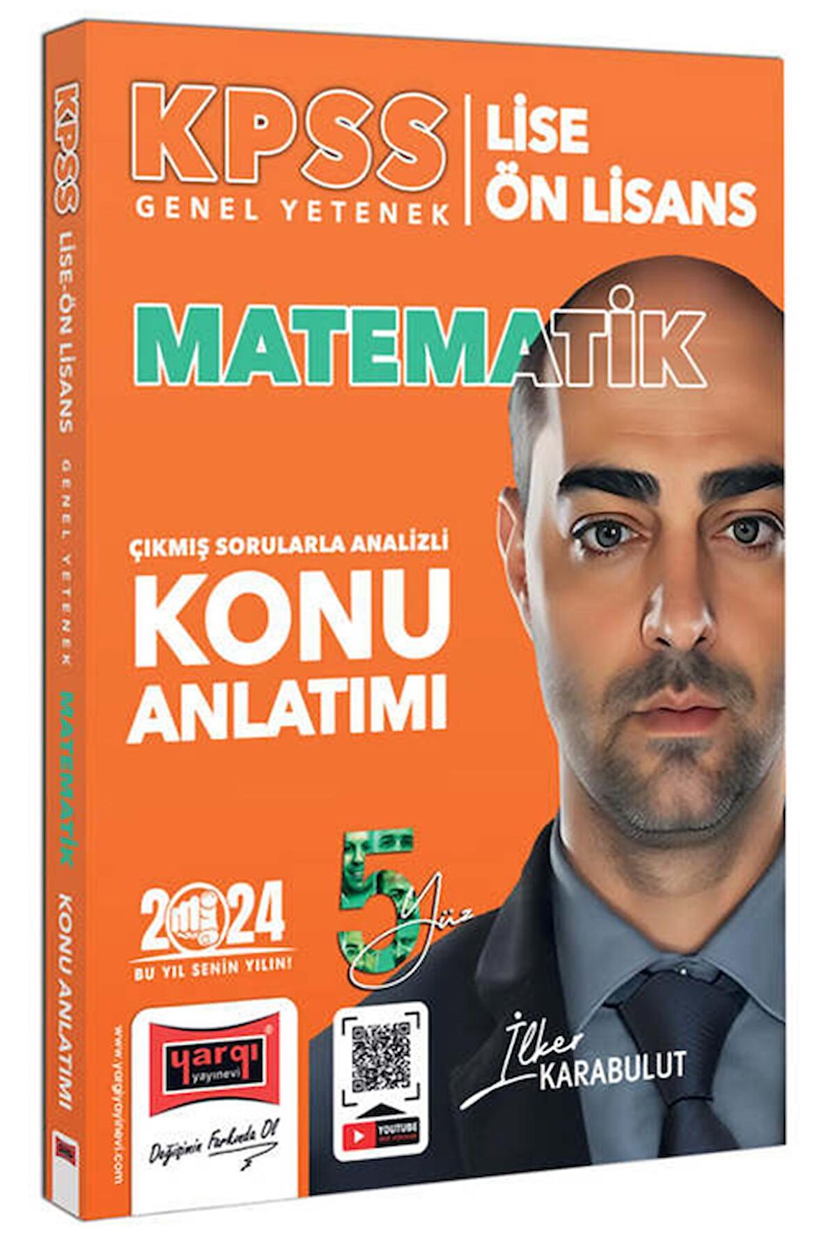2024 KPSS Lise Ön Lisans 5Yüz Matematik Çıkmış Sorularla Desteklenmiş Konu Anlatımı Yargı Yayınları