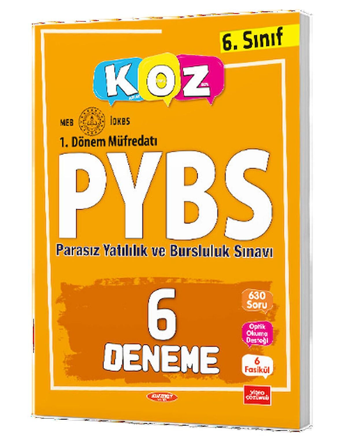 Kurmay Yayınları KOZ 6. Sınıf PYBS 6 Deneme