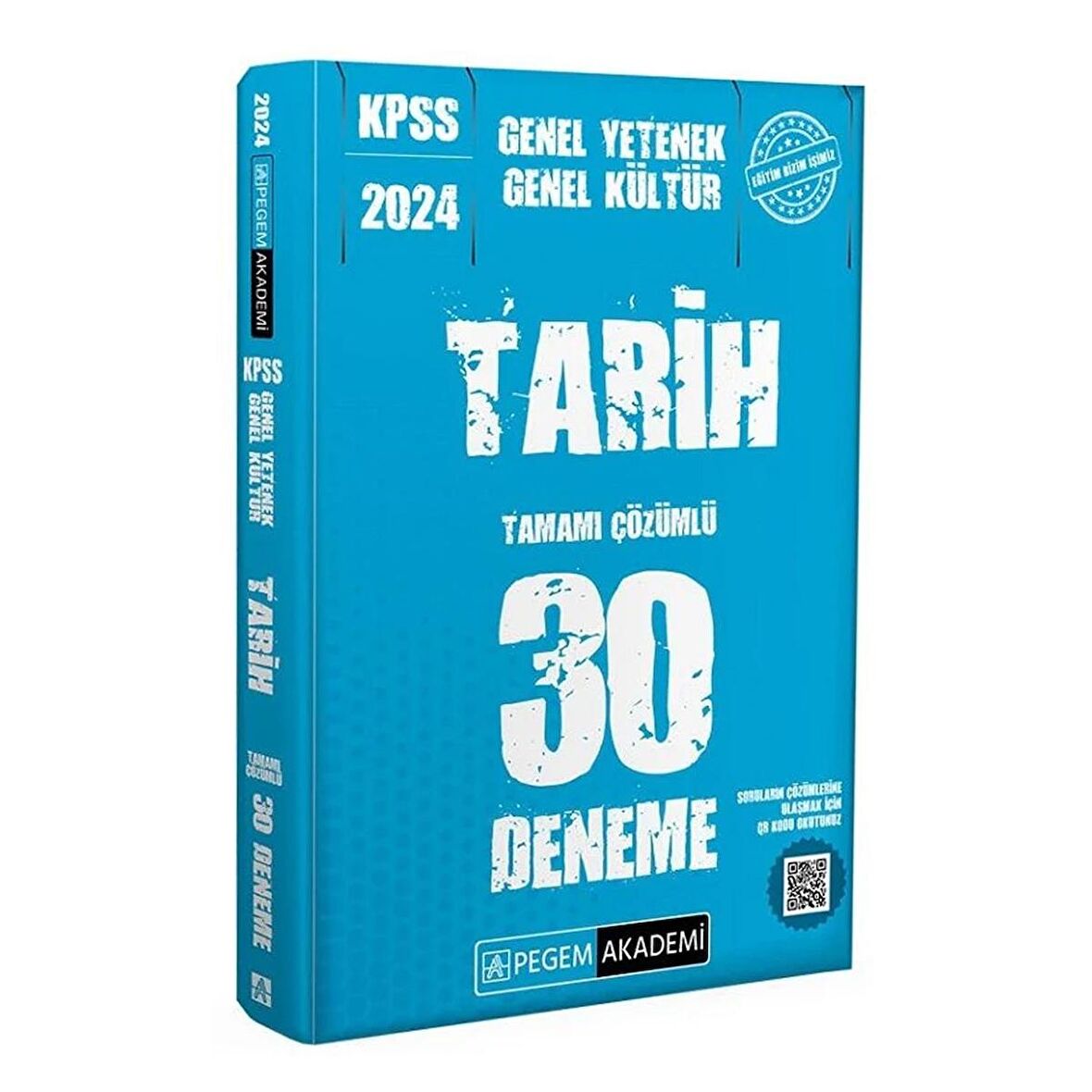 Pegem 2024 KPSS Tarih 30 Deneme Çözümlü Pegem Akademi Yayınları