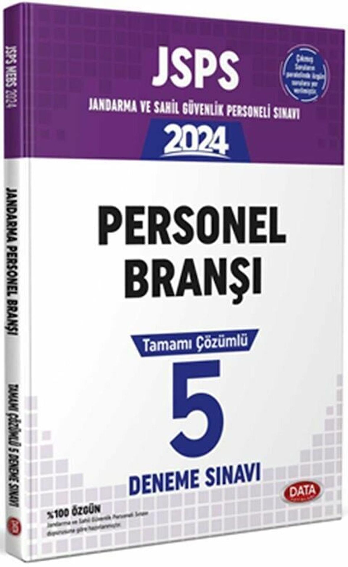 Data Yayınları 2024 JSPS Jandarma Sahil Güvenlik Personeli Sınavı Personel Branşı 5 Deneme Sınavı