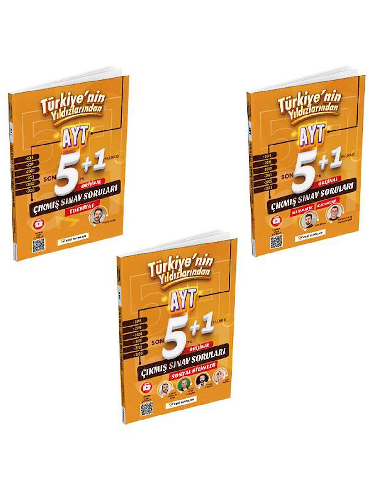 Veri 2024 AYT Edebiyat + Sosyal Bilimler + Matematik-Geometri Son 6 Yıl Çıkmış Sorular Seti