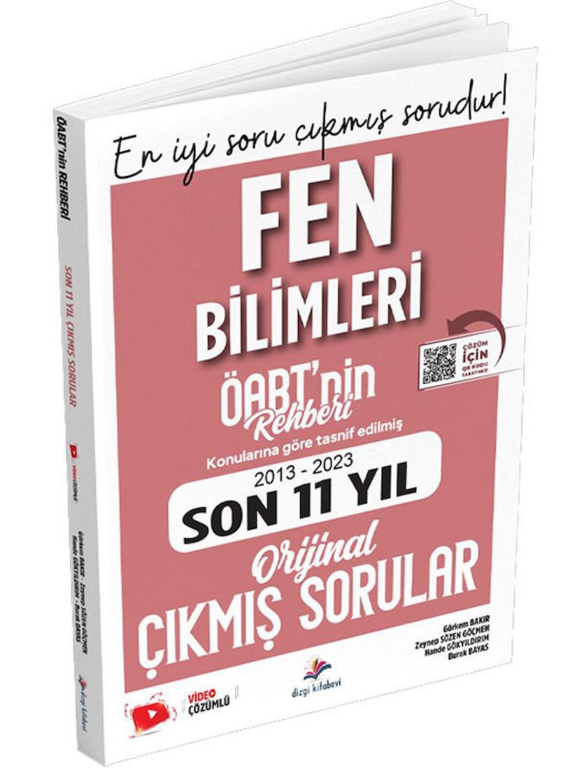 Dizgi Kitap ÖABT nin Rehberi Fen Bilimleri Son 11 Yıl Çıkmış Sorular Video Çözümlü