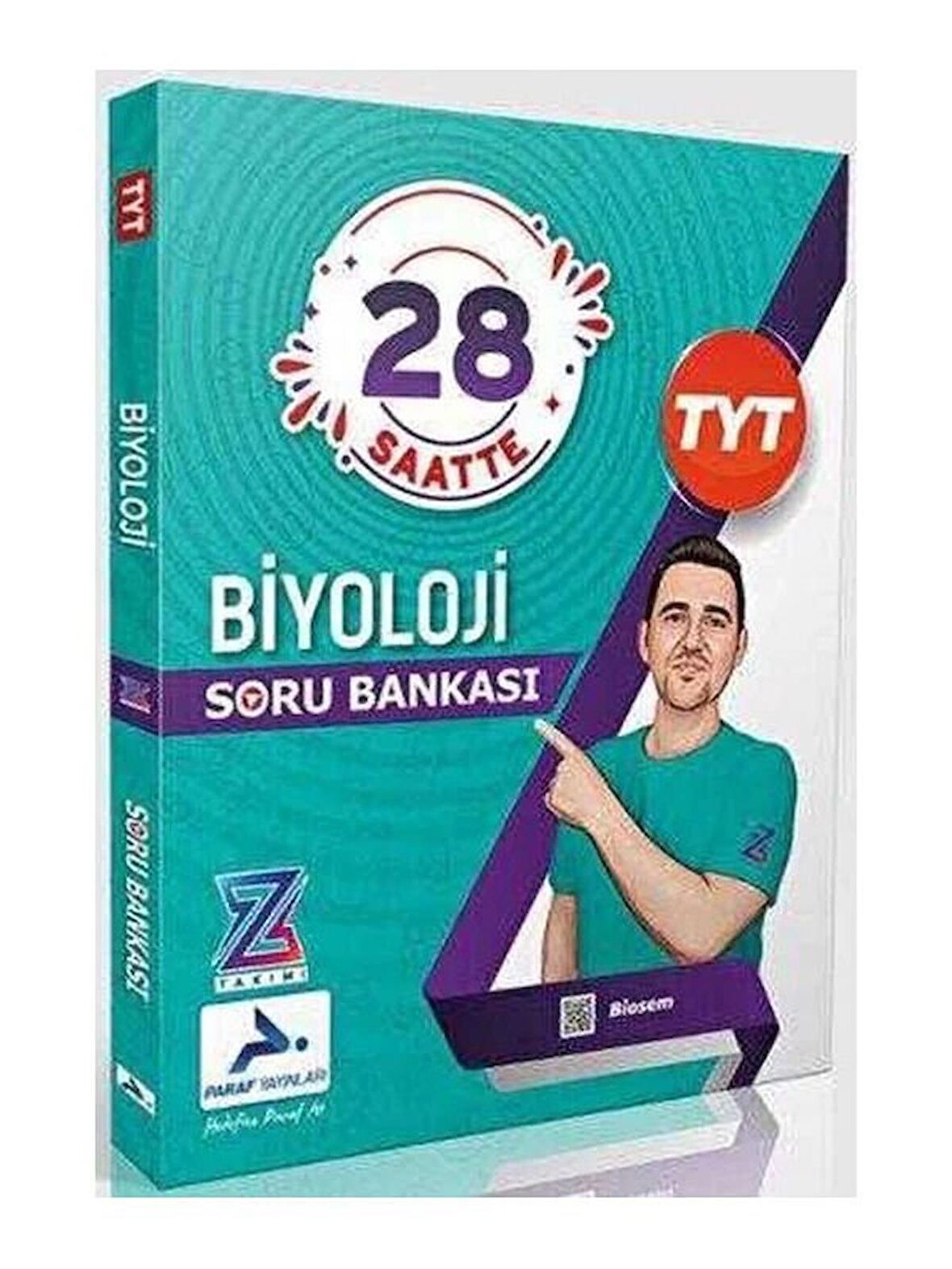 Paraf YKS TYT Biyoloji Z Takımı 28 Saatte Soru Bankası Paraf Yayınları