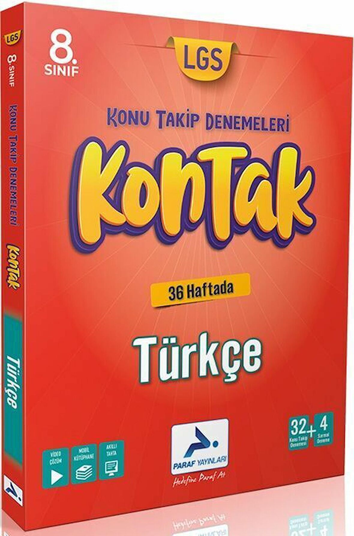 Paraf Yayınları 8. Sınıf Türkçe Kontak Konu Takip Denemeleri