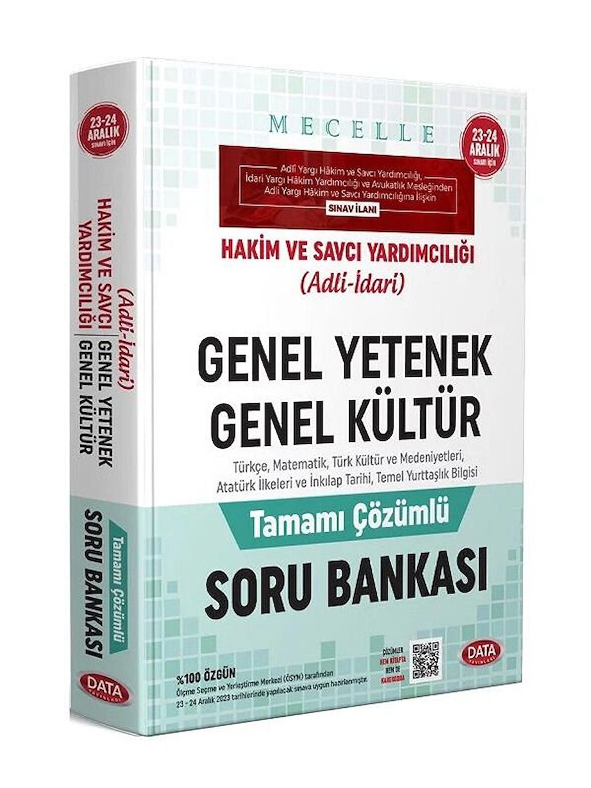 Data 2023 Hakim ve Savcı Yardımcılığı MECELLE Genel Yetenek Genel Kültür Soru Bankası Çözümlü Data