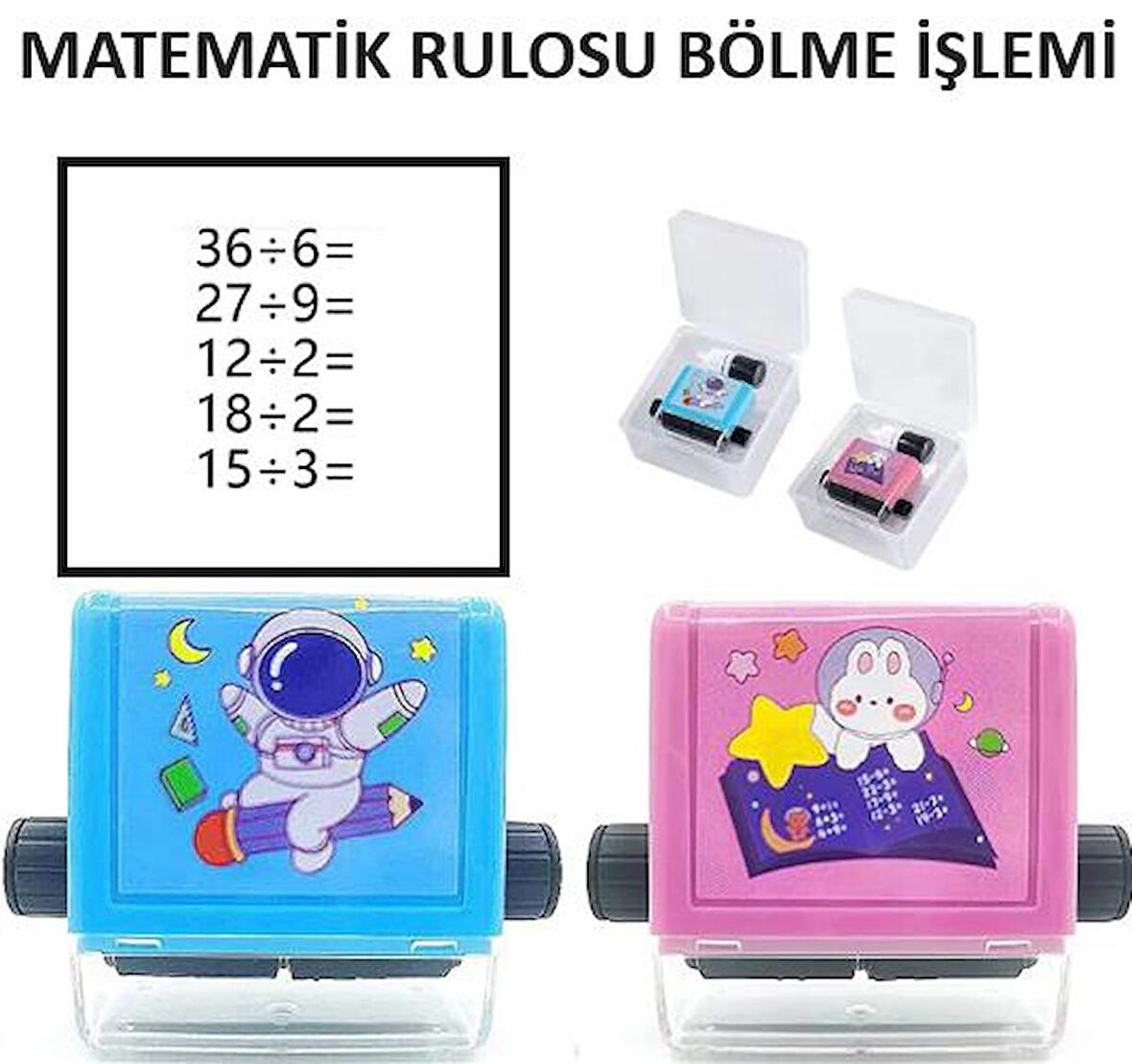 Matematik İşlem Rulosu Bölme İşlemi Alıştırma Soru Çözme 