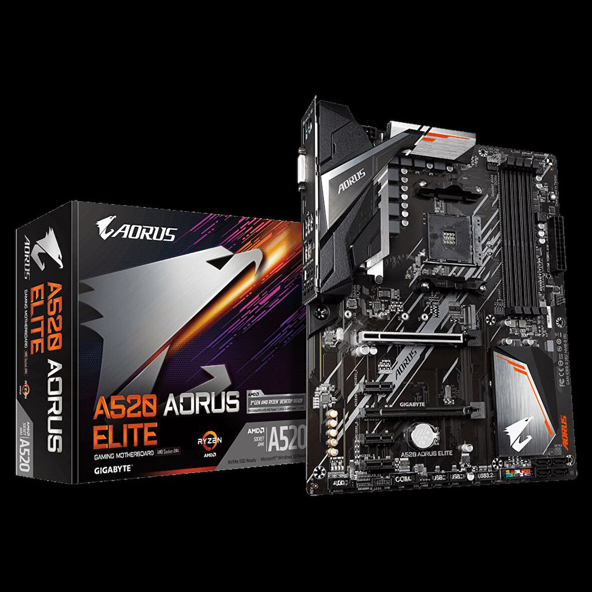MAB AMD A520 AM4 DDR4 AORUS ELITE TdrTR