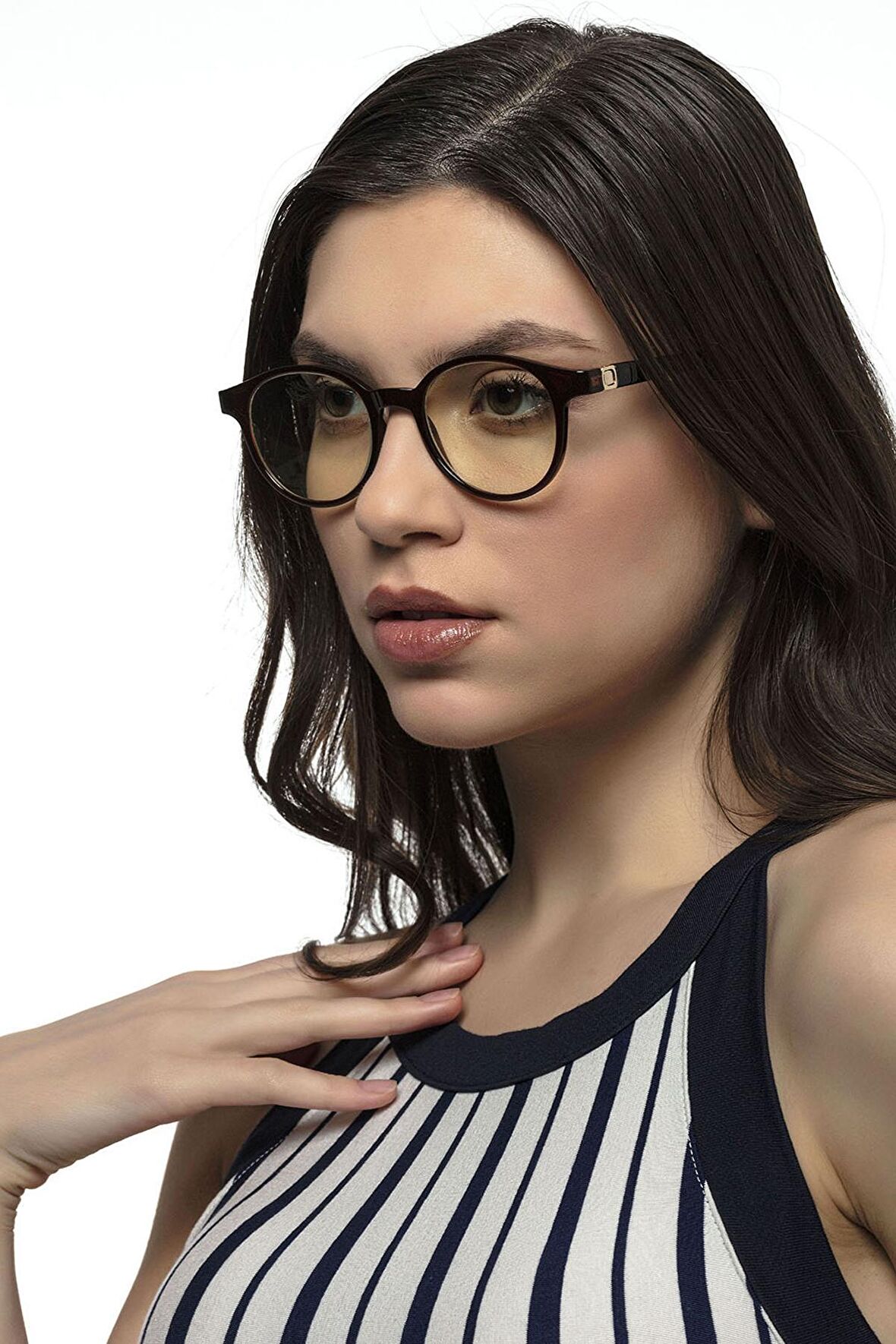 Beni Kahverengi Mavi Işık Koruyucu Ekran Gözlüğü