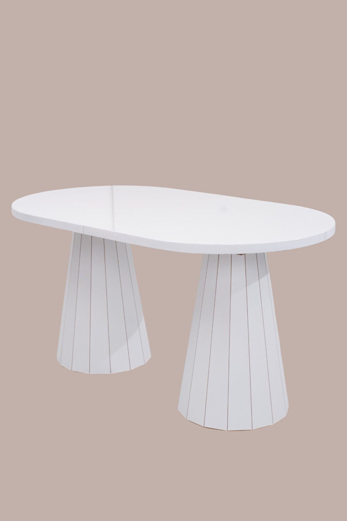 Bohem Açılır MDF Lak Panel Yemek Masası 90x160cm