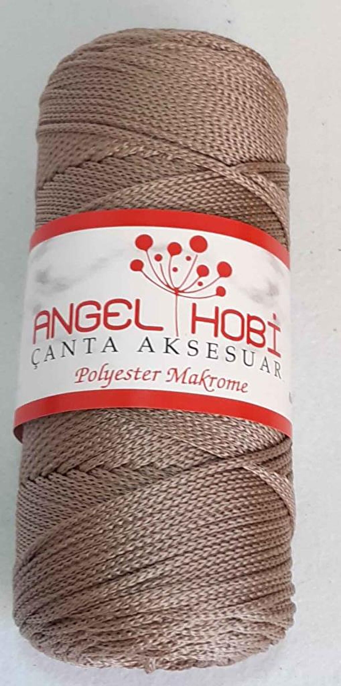 Koyu Vizon Renk Polyester Makrome