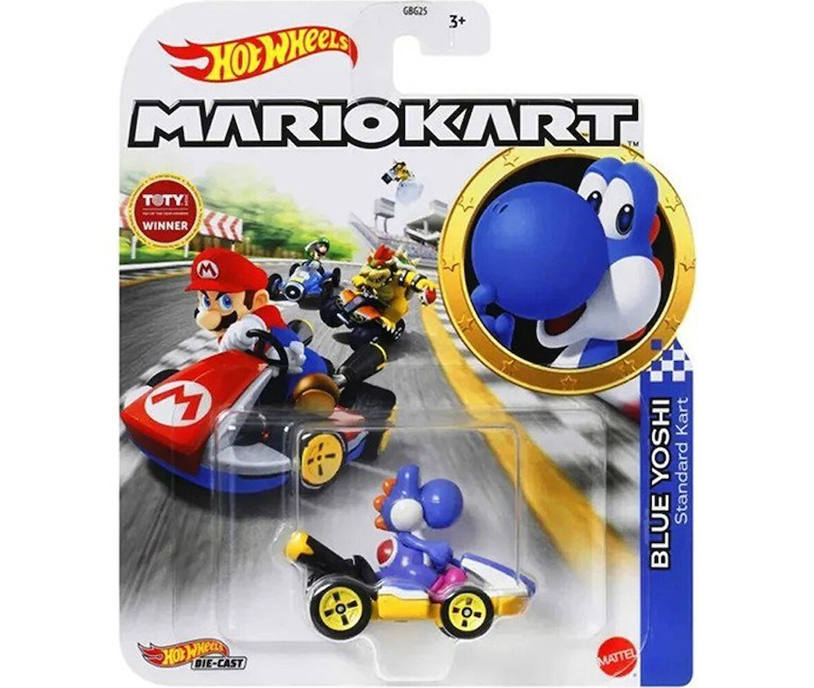 Mario Kart Karakter Araçlar Blue Yoshi GRN23