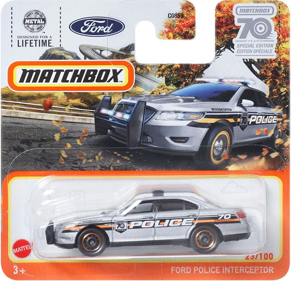 Matchbox Tekli Arabalar Ford Police Interceptor HLD04