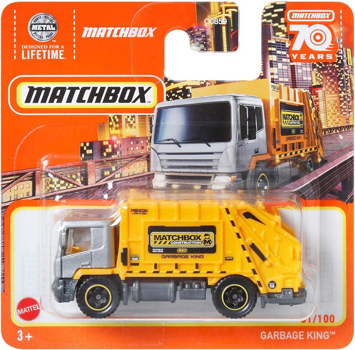 Matchbox Tekli Arabalar Garbage King HLD09