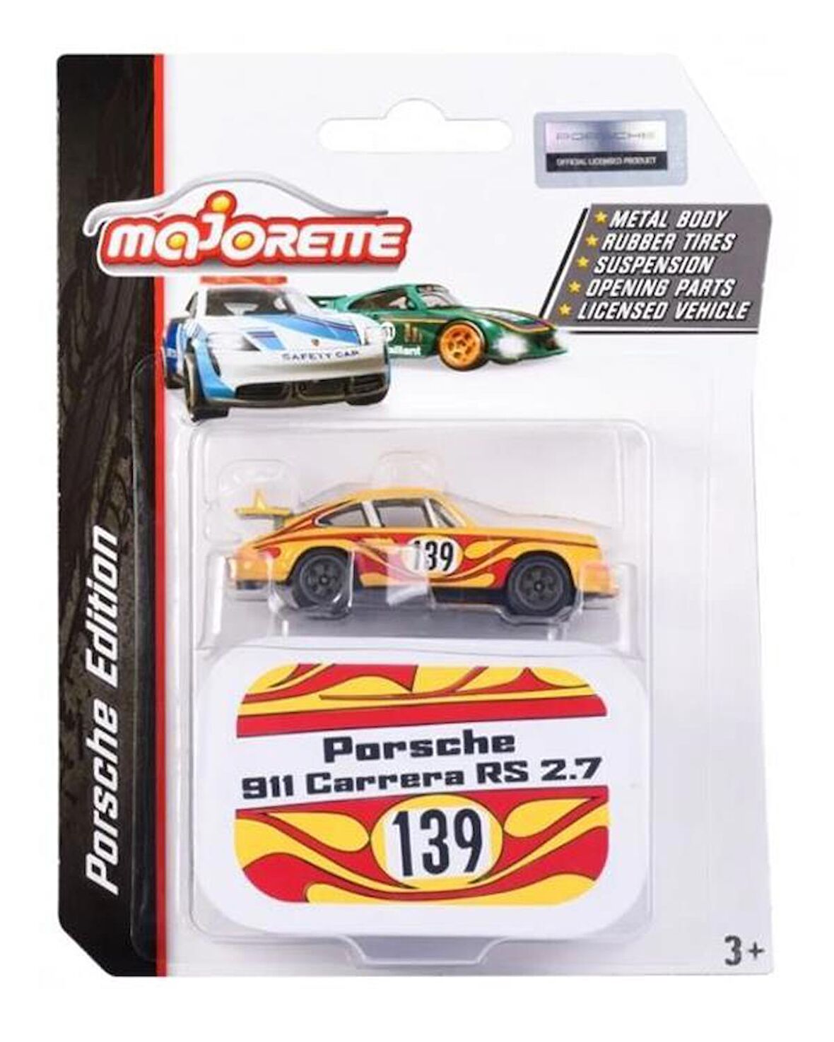 Majorette Porsche Deluxe Araçlar Porsche 911 Carrera RS 2.7