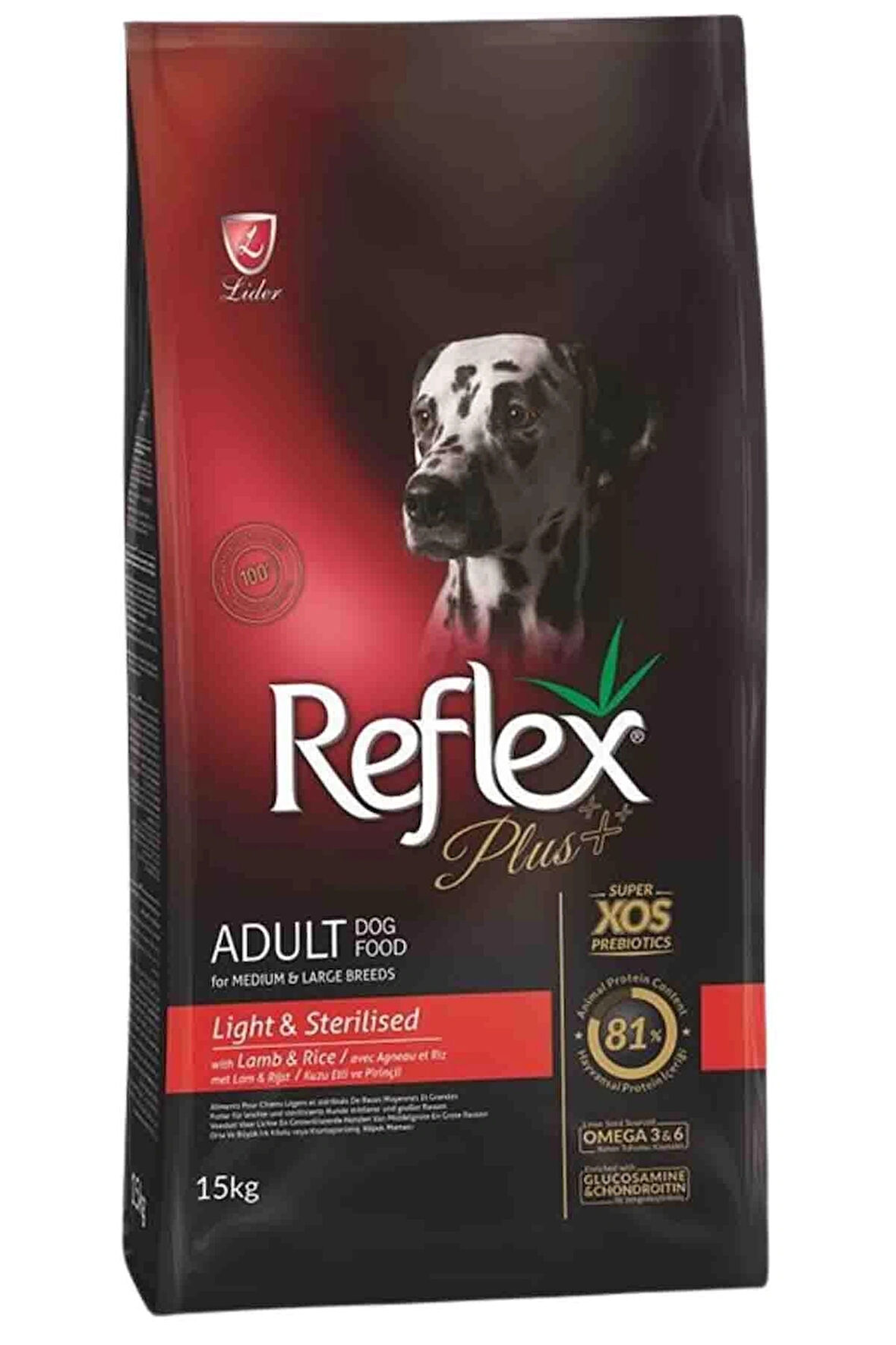 Plus Sterilised Light&Sterilised Kısırlaştırılmış Kuzu Etli Yetişkin Köpek Maması 15 kg