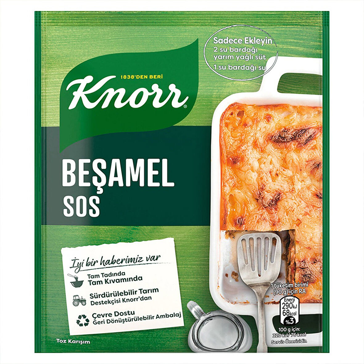 Knorr Beşamel Sos 70 Gr Paket (20 Adet)