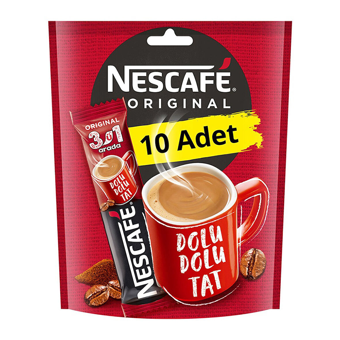 Nescafe 3 ü 1 Arada Orıgınal 10&apos;lu Paket 175 Gr Paket (3 Adet)