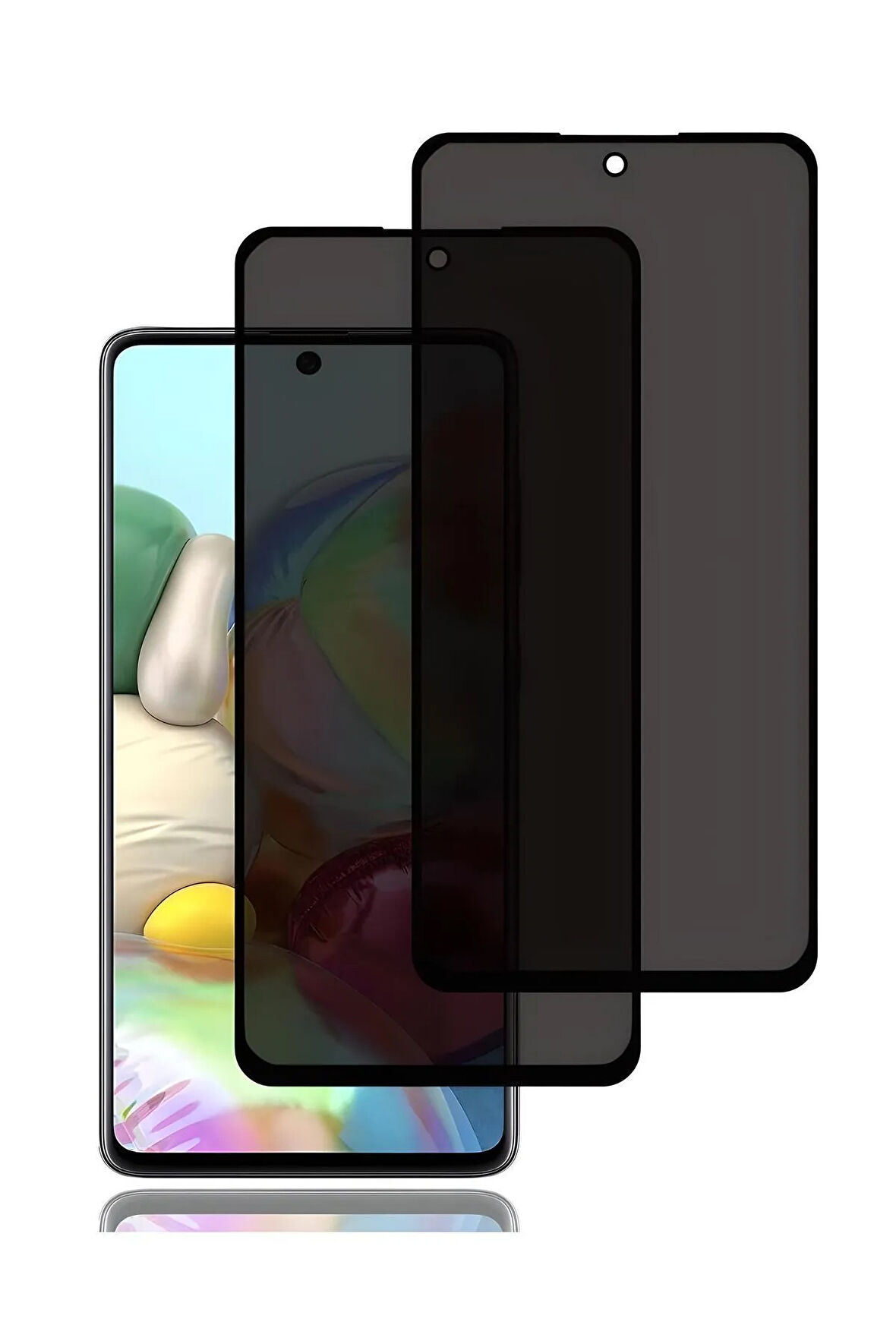 Samsung Galaxy A71 Çizilmeye Dayanıklı, Parmak Lekesi Önleyici ve Kabarcıksız Hayalet Ekran Koruyucu