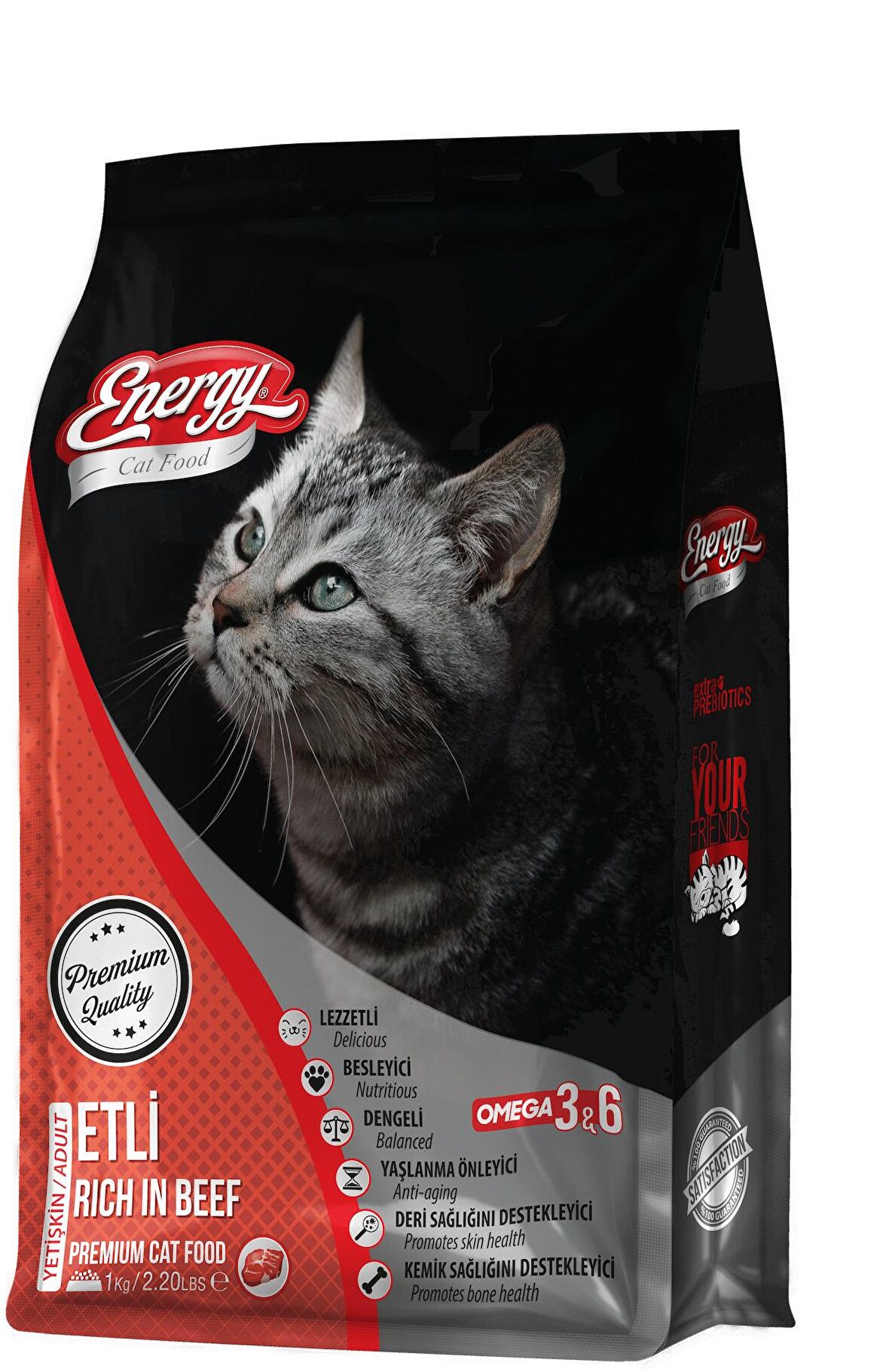 Pet Food Energy Cat Food Energy® Sığır Etli Yetişkin Kedi Maması-1 Kilogram