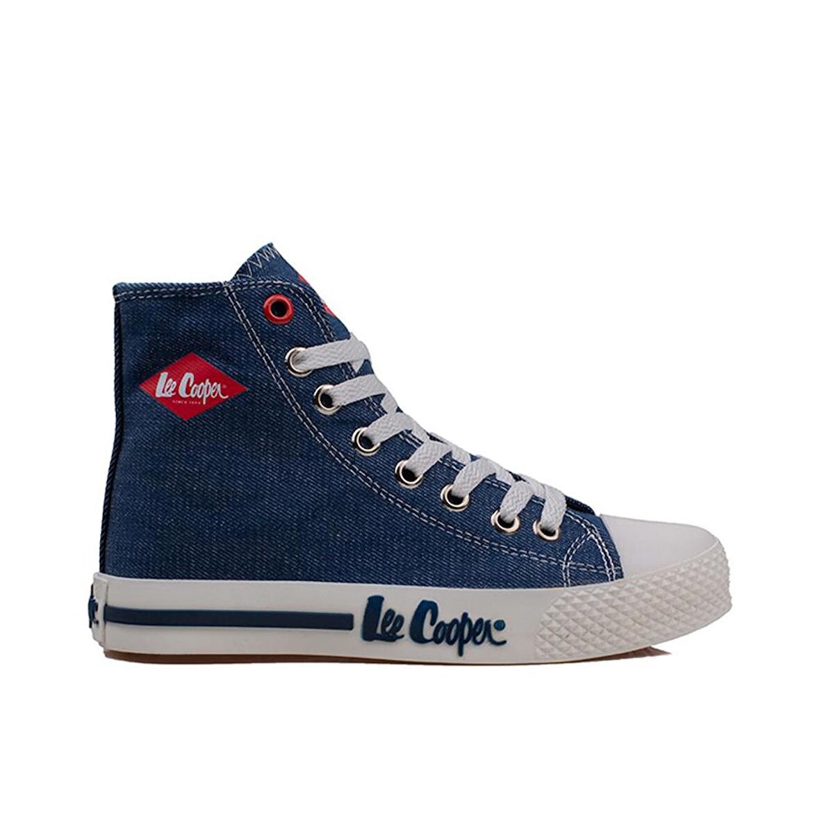 Lee Cooper Lacivert Uzun Boğaz Kot Sneaker