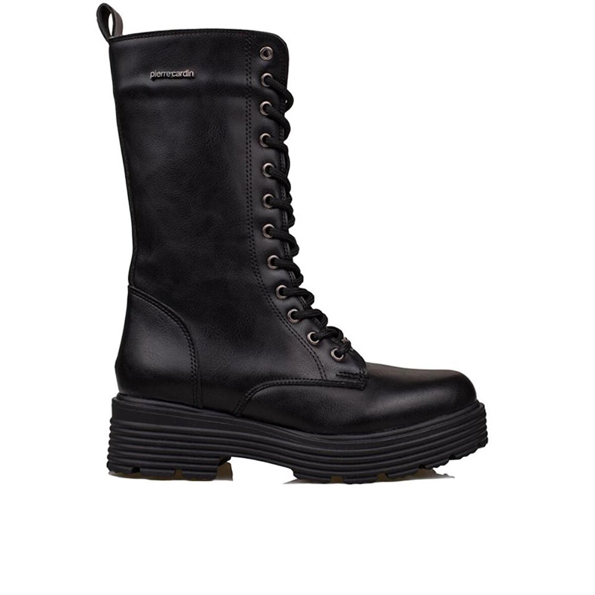 Pierre Cardin Siyah Kalın Taban Bağcıklı Postal Bot PC-52402