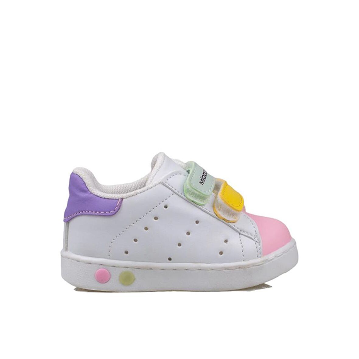 Trend Adımlar Pembe Işıklı İlk Adım Bebe Sneaker