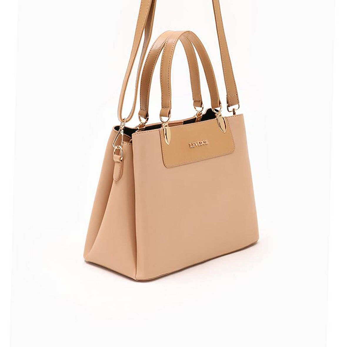 Levidor Vizon Düz Klasik Casual Kadın El Çantası