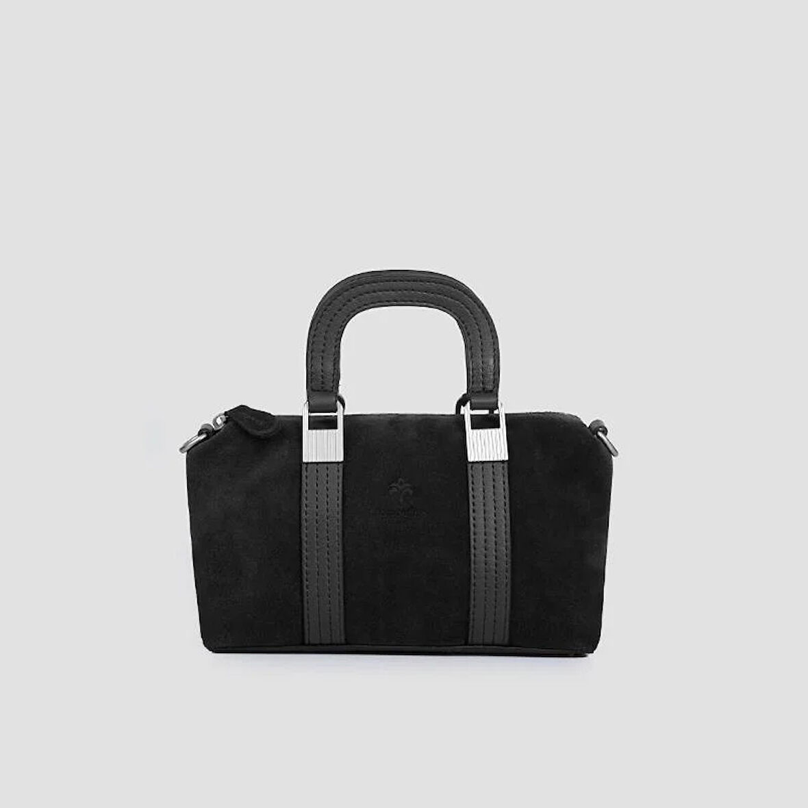 Jacquline Siyah Haleis Hakiki Nubuk Deri Kadın El Çantası