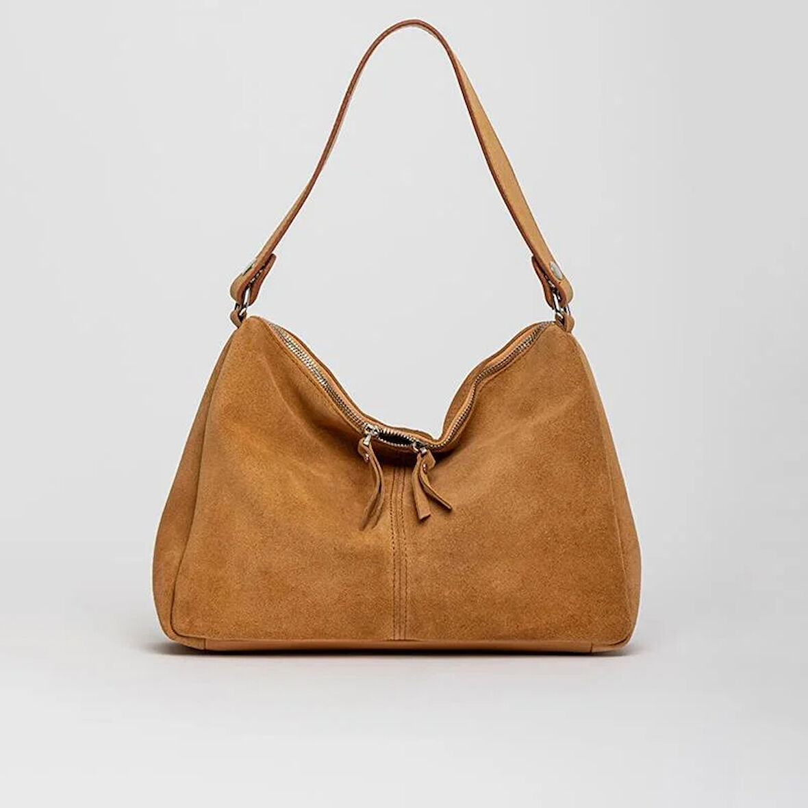 Jacquline Taba Uranos N Hakiki Nubuk Deri Kadın Omuz Çantası