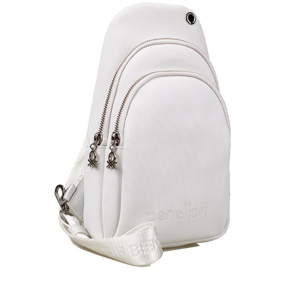 Benetton Beyaz Kadın Nano Çapraz Çanta BNT 1543