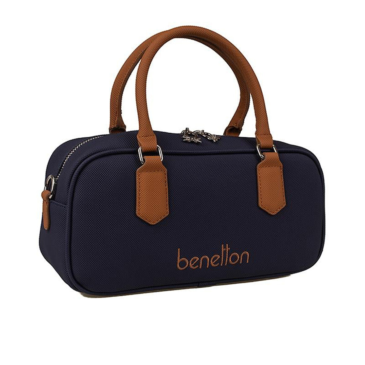 Benetton Lacivert Geniş Kadın Çapraz Nano Çanta BNT 1621