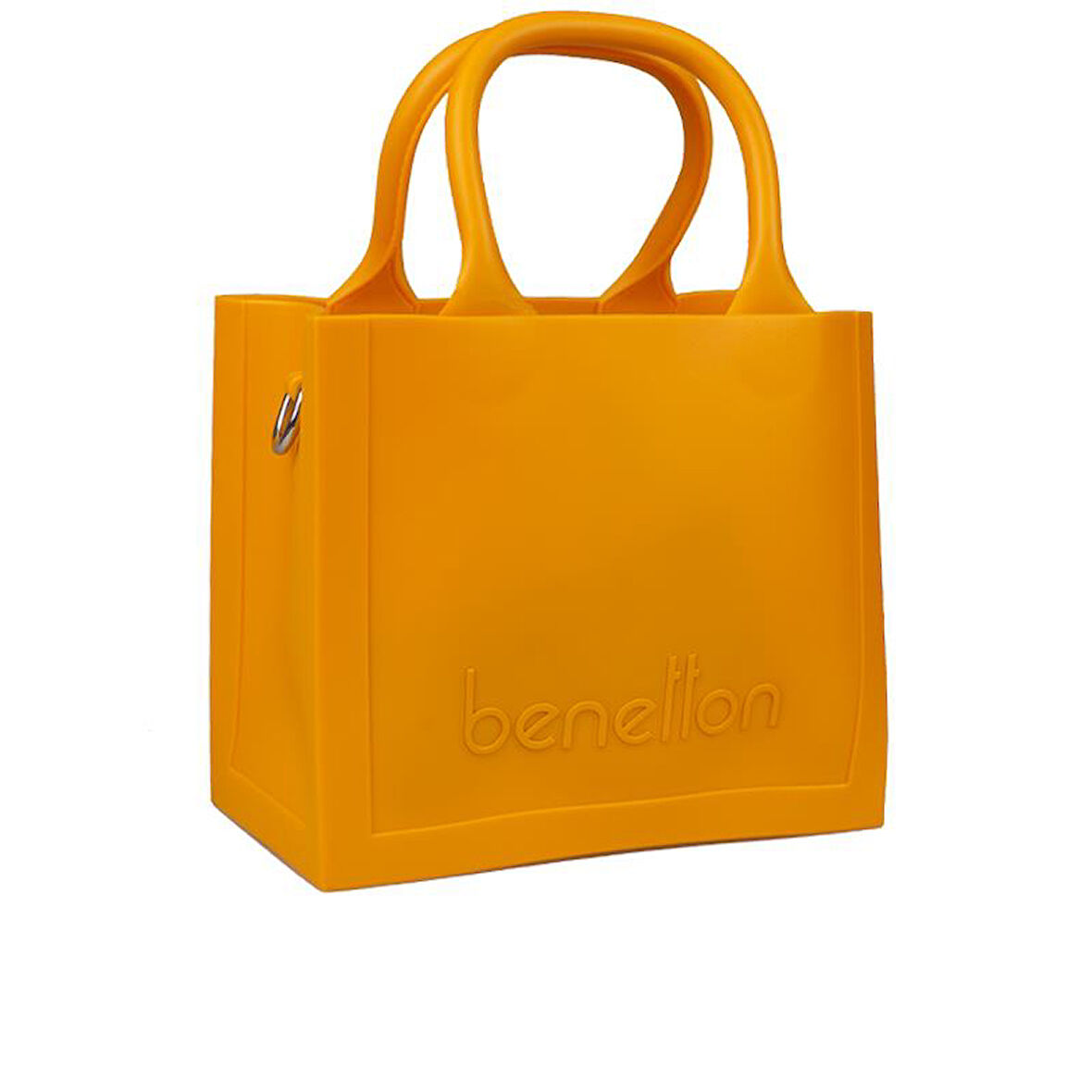 Benetton Sarı Melissa Kare Kadın El Çantası BNT 1450